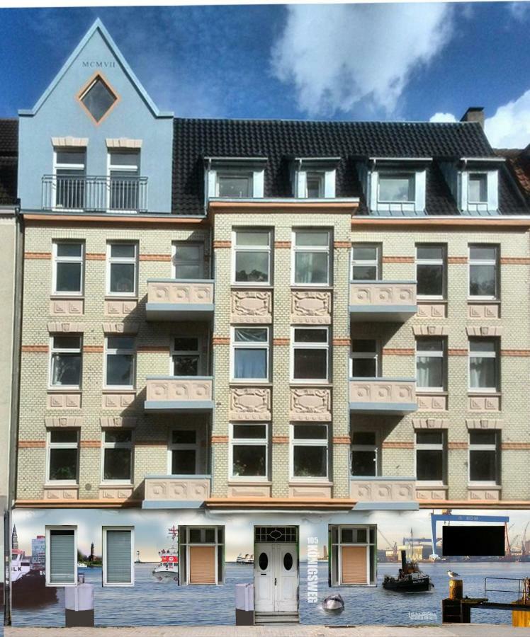 Ruhige Ferienwohnung In Der City Koenigswohnung Kiel Kültér fotó